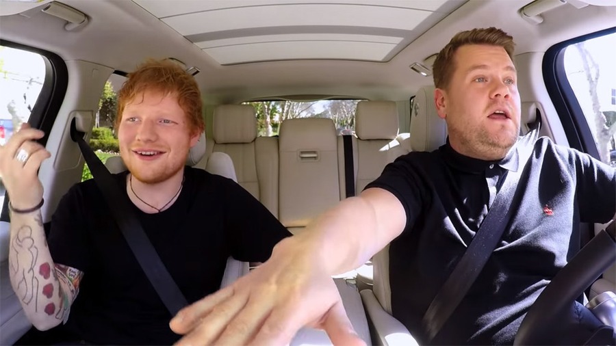 Ed Sheeran, Carpool Karaoke